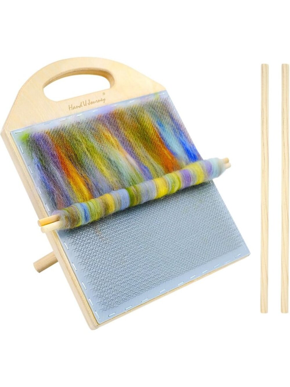 Wool Blending Board 9.8" - Fine Card Cloth 6.5 PPI for Spinning & Fiber Arts